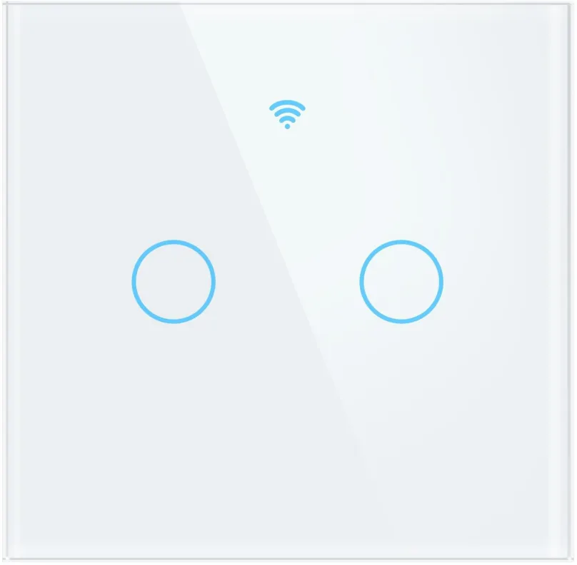 WiFi spínač Smoot Air Light Switch Počet tlačidiel: Dvojtlačidlový