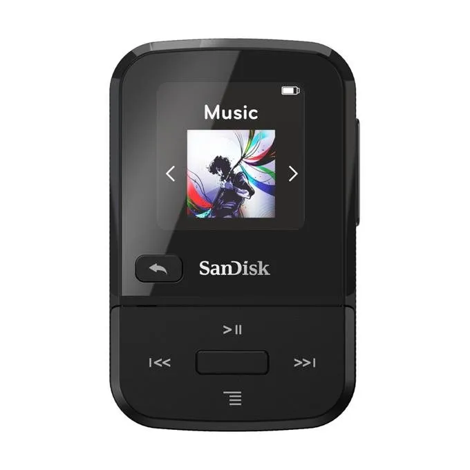 MP3 prehrávač SanDisk MP3 Clip Sport Go2 32 GB, čierna