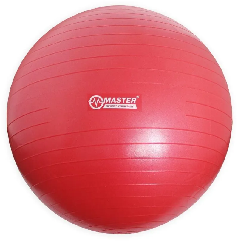 Gymnastická lopta MASTER Super Ball priemer 75 cm, červená