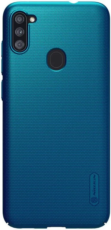 Kryt na mobil Nillkin Frosted kryt pre Samsung Galaxy A11 Peacock Blue