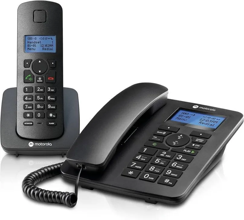 Telefón pre pevnú linku Motorola C4201 Combo - Handsfree - Backligh screen