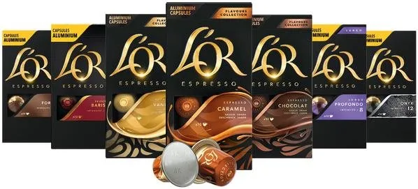 Kávové kapsule L'OR MixPack Flavours collection 70 kapsúl- kompatibilné s kávovarmi Nespresso®*