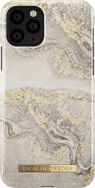 Kryt na mobil iDeal Of Sweden Fashion pre iPhone 11 Pro/XS/X sparle greige marble