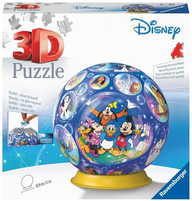 3D puzzle Ravensburger Puzzle 115617 Puzzle-Ball Disney 72 Dielkov