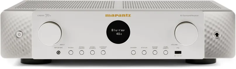 AV receiver Marantz Cinema 70s Silver Gold, 7.1, výkon 50 W/kanál, minimálna impedancia 4