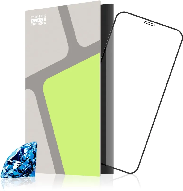 Ochranné sklo Tempered Glass Protector zafírové pre iPhone 12 / 12 Pro, 55 karátové