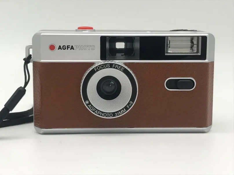 Fotoaparát na film AgfaPhoto Znovu použiteľný fotoaparát 35mm hnedý