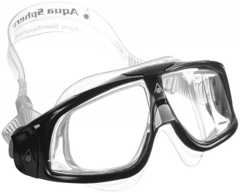 Plavecké okuliare Aquasphere Seal 2.0, čierna/strieborná, číry zorník