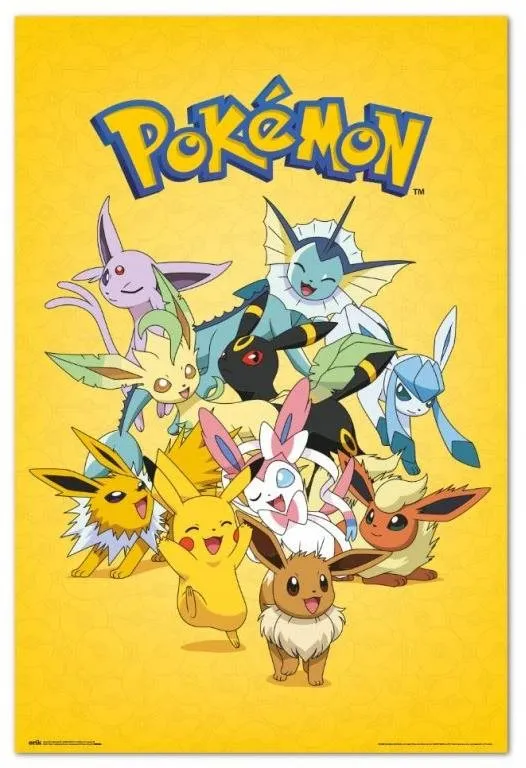Plagát Pokémon - Evolution - plagát