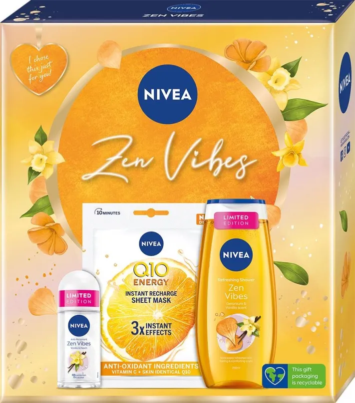 Darčeková kozmetická sada NIVEA Box Zen Vibes 2023 300 ml