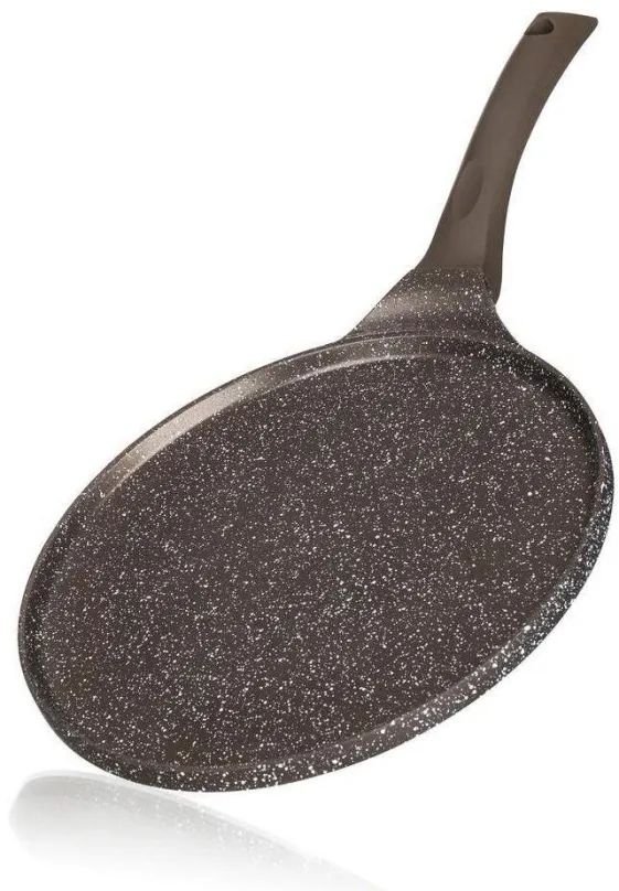 Palacinková panvica BANQUET Panvica na palacinky s nepriľnavým povrchom Granite Dark Brown, priemer 26 cm