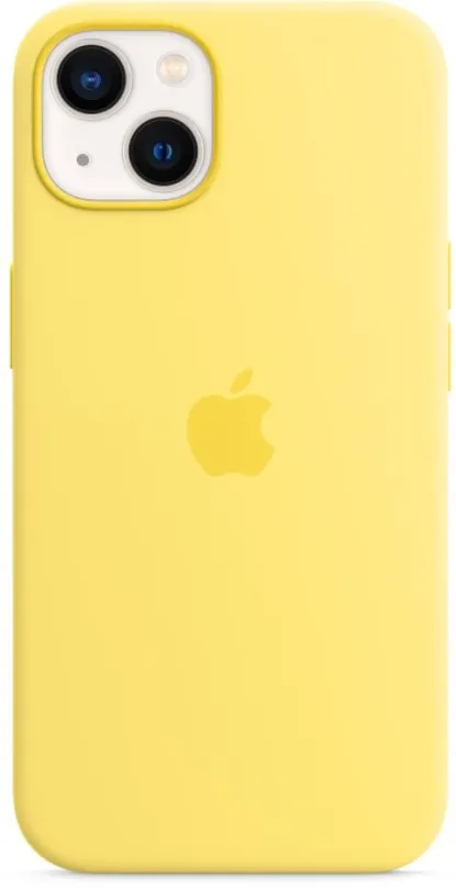 Kryt na mobil Apple iPhone 13 Silikónový kryt s MagSafe citrusovo žltý