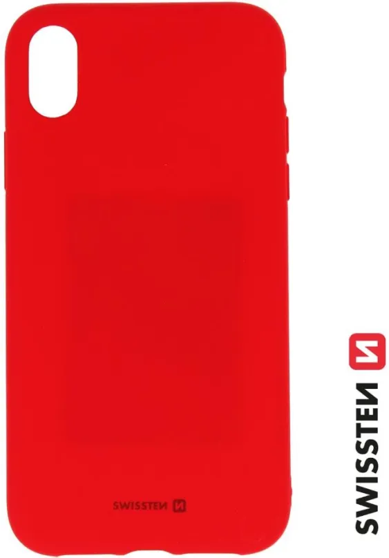 Kryt na mobil Swissten Soft Joy pre Apple iPhone Xr červená