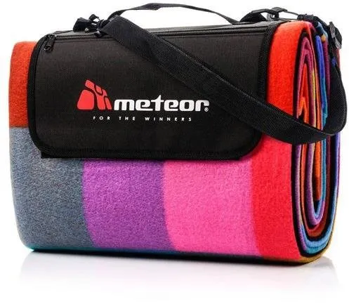 Pikniková deka MTR pikniková deka Meteor XL 80 x 200 cm dúhová