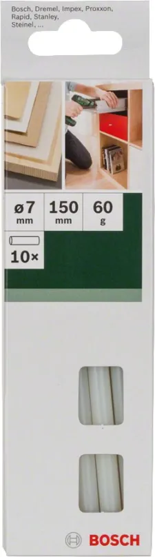 Lepiace tyčinky Bosch 7mm GluePen transparentné 2.609.256.A03