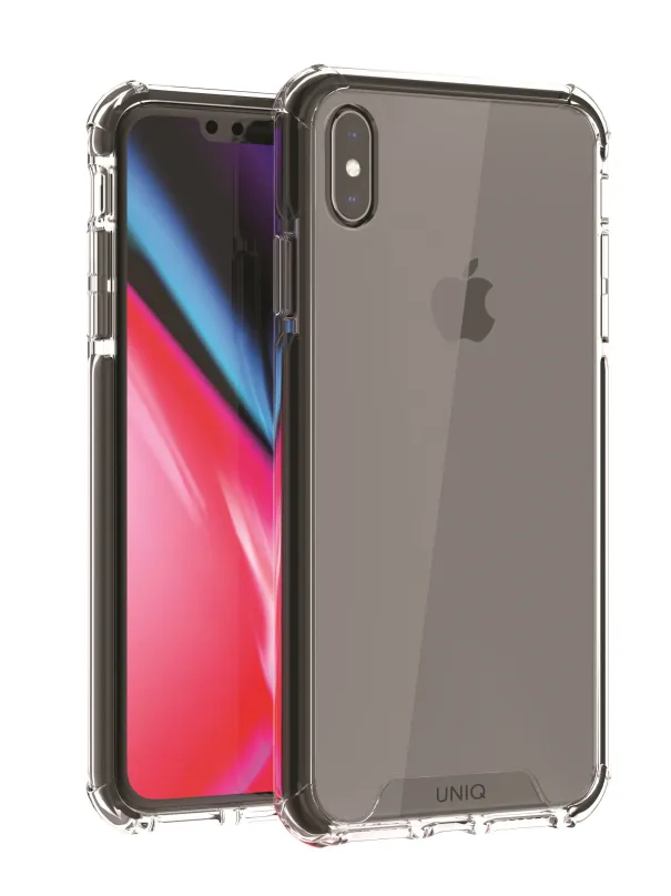 Kryt na mobil Uniq Combat Hybrid iPhone Max Carbon, Apple iPhone Max, TPU a polykarb