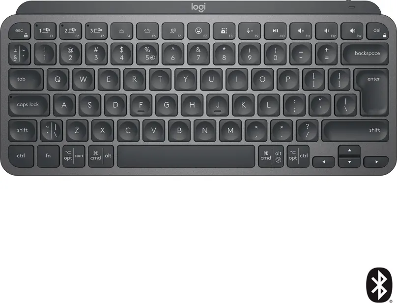 Klávesnica Logitech MX Keys Mini Minimalist Wireless Illuminated Keyboard, Graphite - US INTL