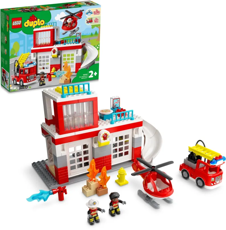 LEGO stavebnica LEGO® DUPLO® 10970 Hasičská stanica a vrtuľník