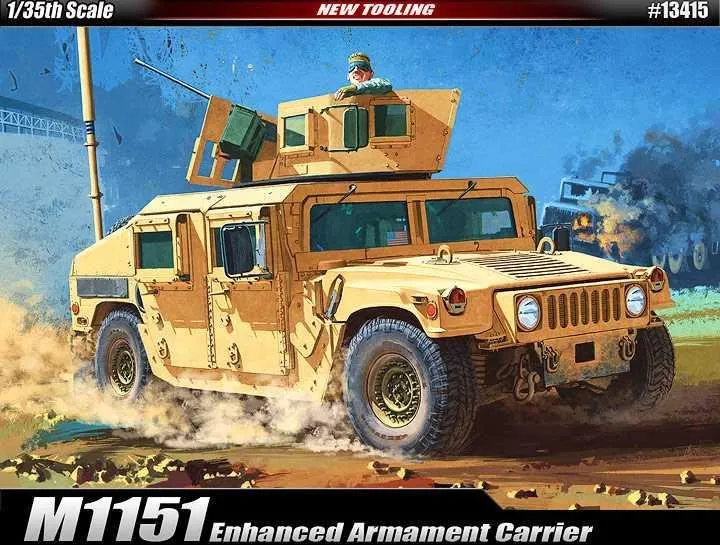 Model tanku Model Kit military 13415 - M1151 Enhanced Armament Carrier