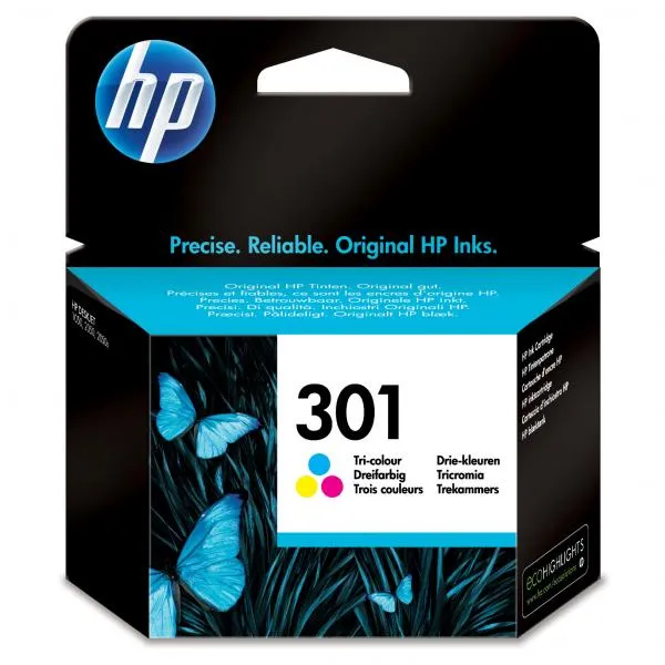 HP originálny ink CH562EE, HP 301, farba, blister, 150str., HP HP Deskjet 1000, 1050, 2050, 3000, 3050