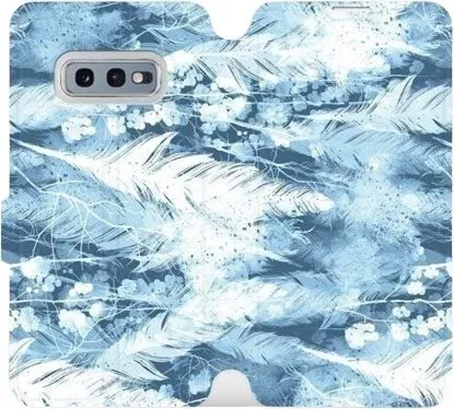 Kryt na mobil Flipové púzdro na mobil Samsung Galaxy S10e - M058S Svetlo modrá horizontálne pierka