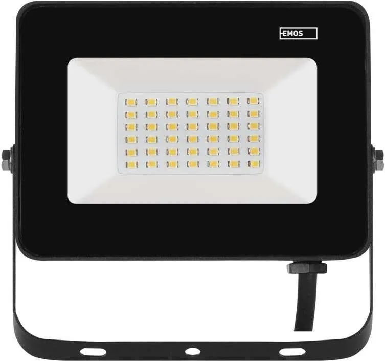 LED reflektor EMOS LED reflektor SIMPO 30 W, čierny, neutrálna biela