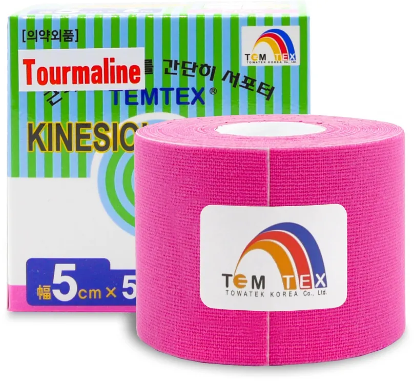 Tejp TEMTEX tape Tourmaline ružový 5 cm