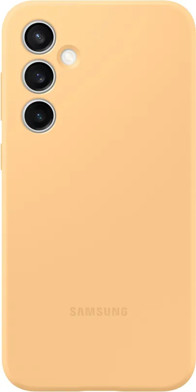 Kryt na mobil Samsung Galaxy S23 FE Silikónový zadný kryt Apricot