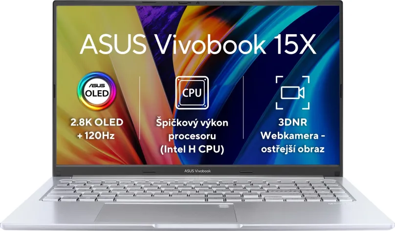 Notebook ASUS Vivobook 15X OLED X1503ZA-MA437W Transparent Silver