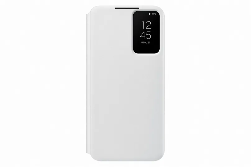 Púzdro na mobil Samsung Galaxy S22+ 5G Flipové púzdro Clear View biele