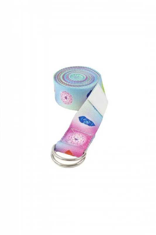 Popruh na jogu Sharp Shape Yoga strap Rainbow