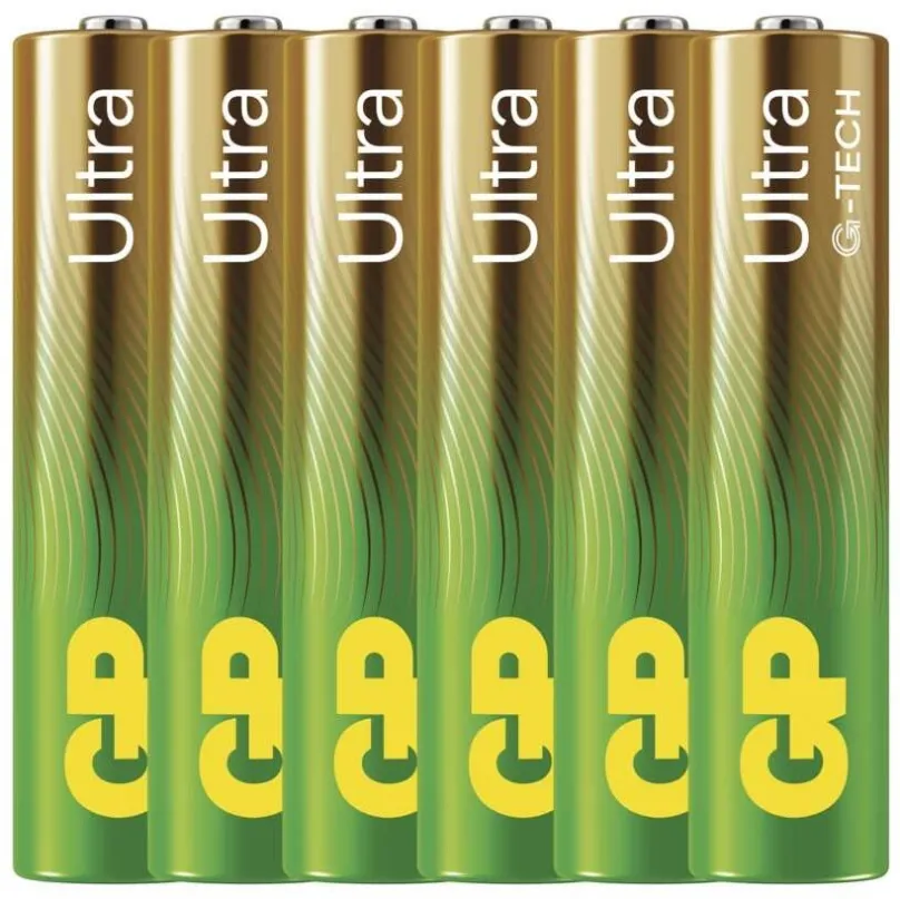 Jednorazová batéria GP Alkalická batéria Ultra AAA (LR03), 6 ks