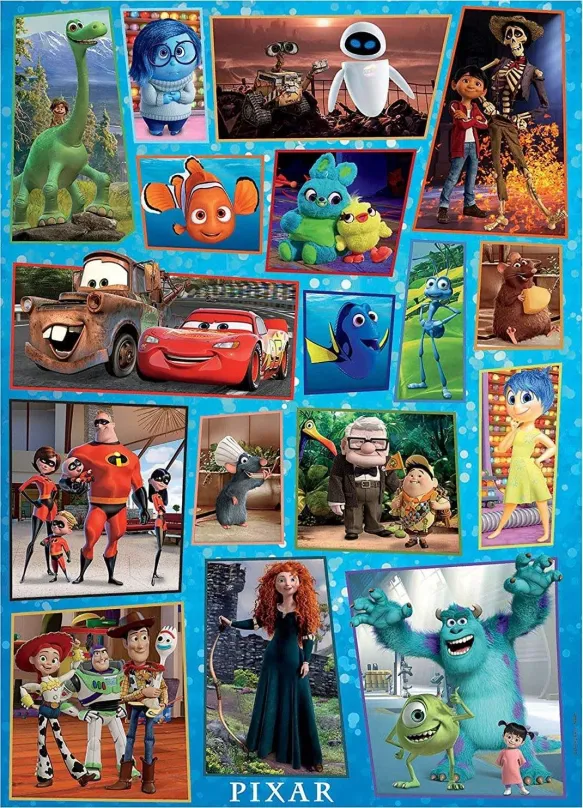 Puzzle Educa Drevené puzzle Disney Pixar 100 dielikov