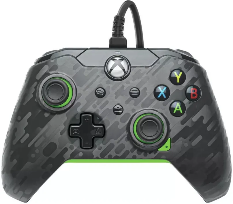 Gamepad PDP Wired Controller - Neon Carbon - Xbox