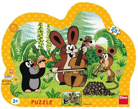 Puzzle Dino Krtko a jeho kamaráti - Muzikant