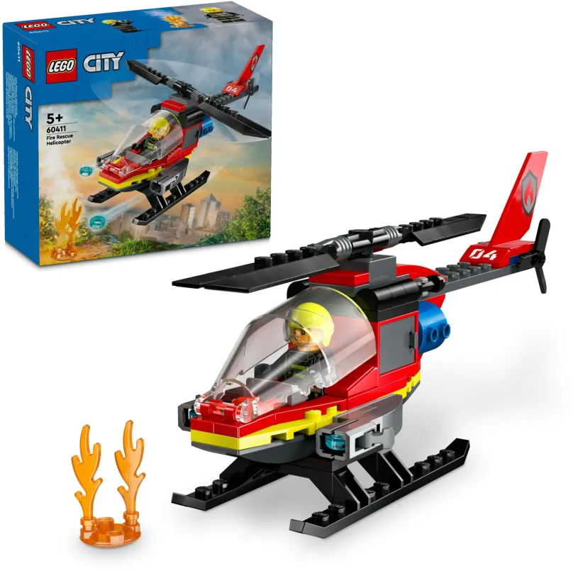 LEGO stavebnica LEGO® City 60411 Hasičský záchranný vrtuľník