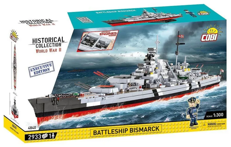 Cobi 4840 Nemecká bojová loď Bismarck