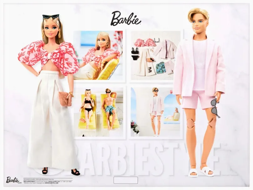 Mattel @Barbiestyle Módne duo Barbie a Ken, HJW88