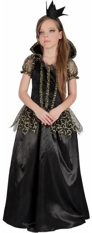 Kostým MaDe Šaty na karneval - zlá kráľovná, 120 - 130 cm
