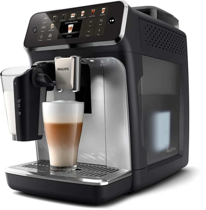 Automatický kávovar Philips Series 5500 LatteGo EP5546/70, s mlynčekom s kapacitou 275 g,