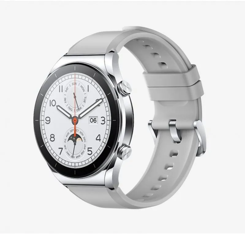 Chytré hodinky Xiaomi Watch S1 Silver, pre mužov aj ženy, s ovládaním v slovenčine, AMOLED