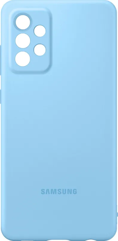 Kryt na mobil Samsung silikónový zadný kryt pre Galaxy A72 modrý