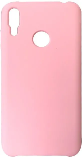 Kryt na mobil Hishell Premium Liquid Silicone pre HUAWEI Y7 (2019) ružový