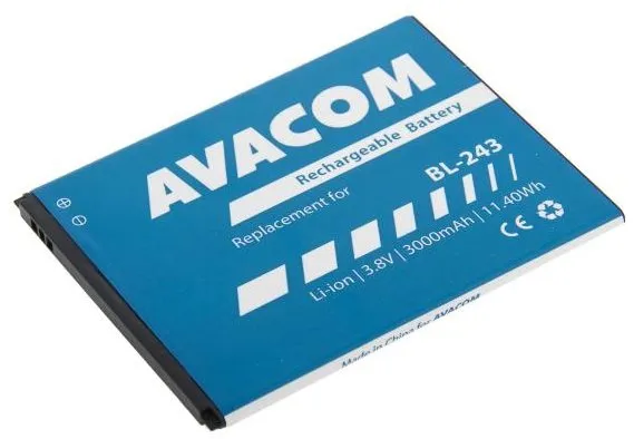Batéria pre mobilný telefón Avacom pre Lenovo A7000 Li-Ion 3,8 V 3000mAh (náhrada BL243)