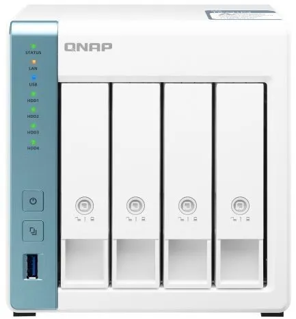 NAS QNAP TS-431P3-2G, 4x, CPU Annapurna Labs Alpine AL-314 1,7 GHz, 2 GB DDR3 (max. 8 GB)