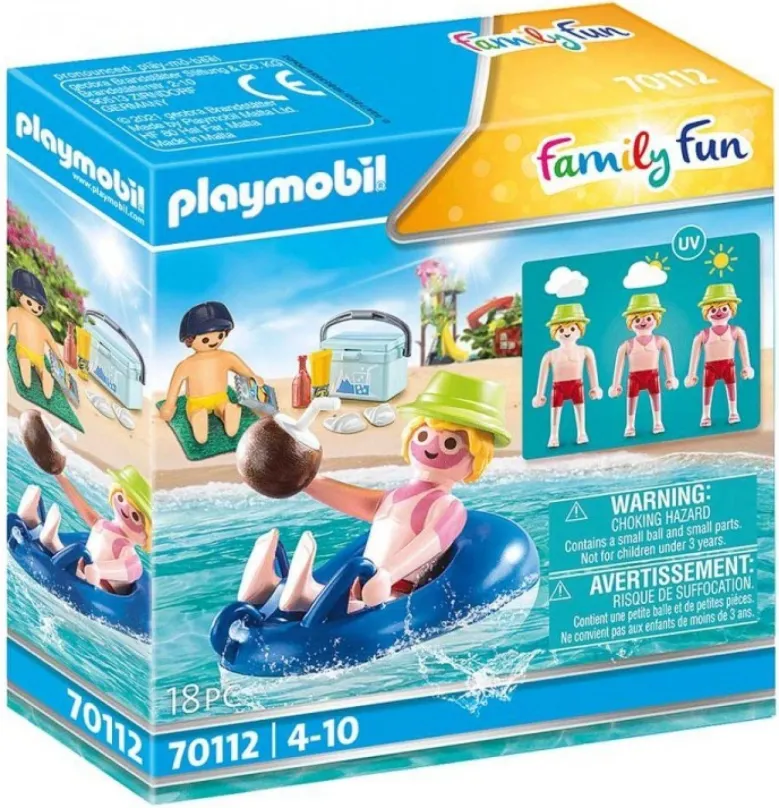 Figúrka Playmobil 70112 Dovolenkár s plávacím kruhom