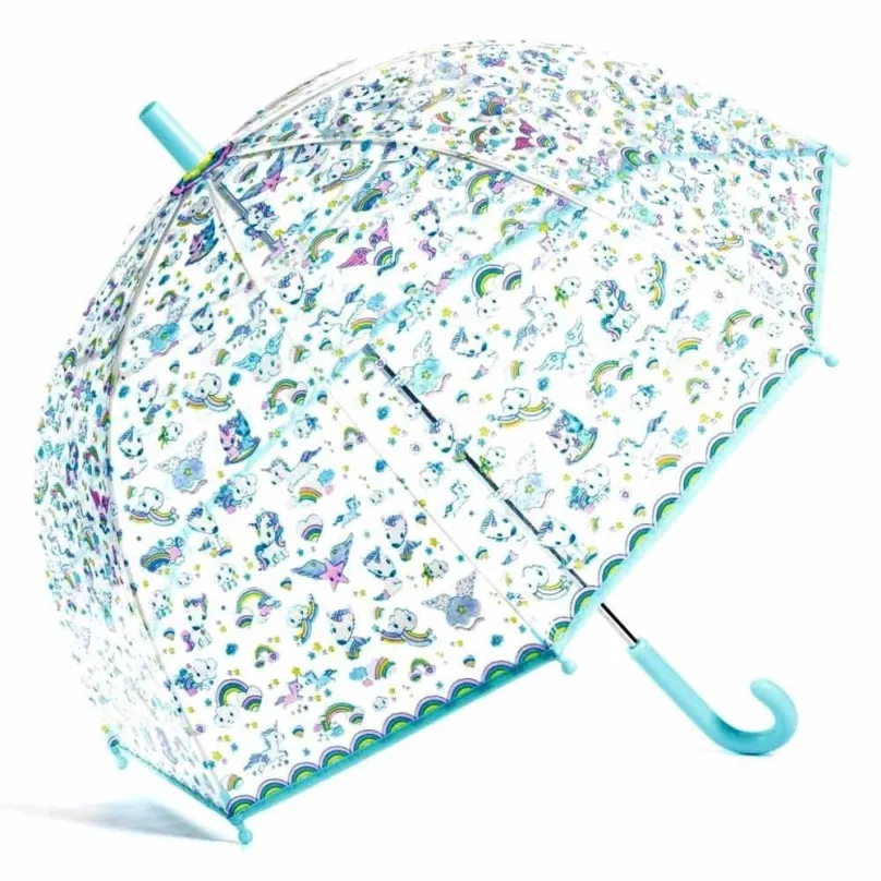 Detský dáždnik Djeco Krásny dizajnový dáždnik - Jednorožce
