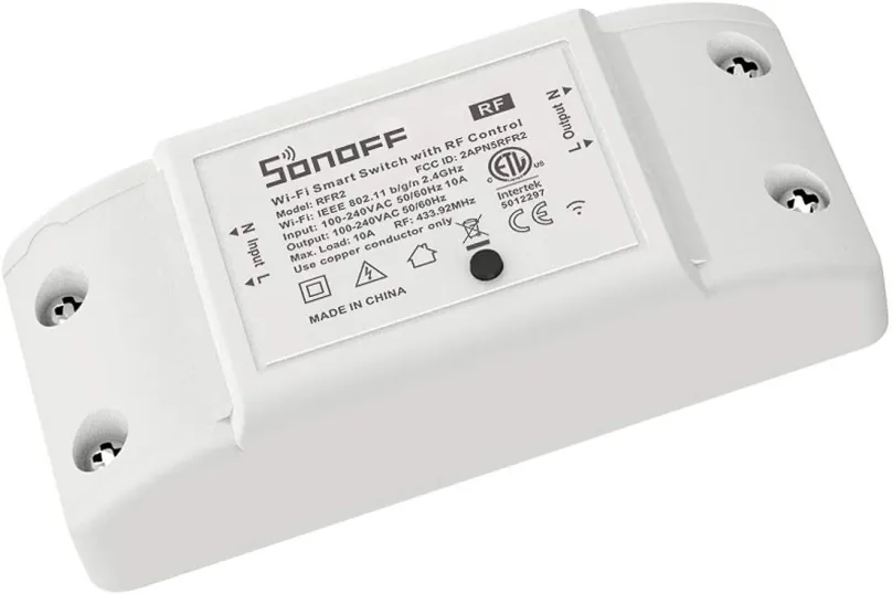 WiFi spínač SONOFF RFR2 DIY Smart Switch, pre osvetlenie a ovládanie domácnosti, pripojeni
