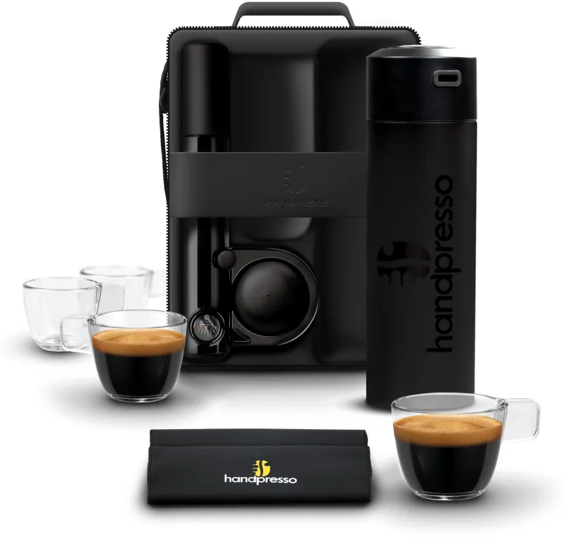 Cestovný kávovar Handpresso Outdoor SET Hybrid Black