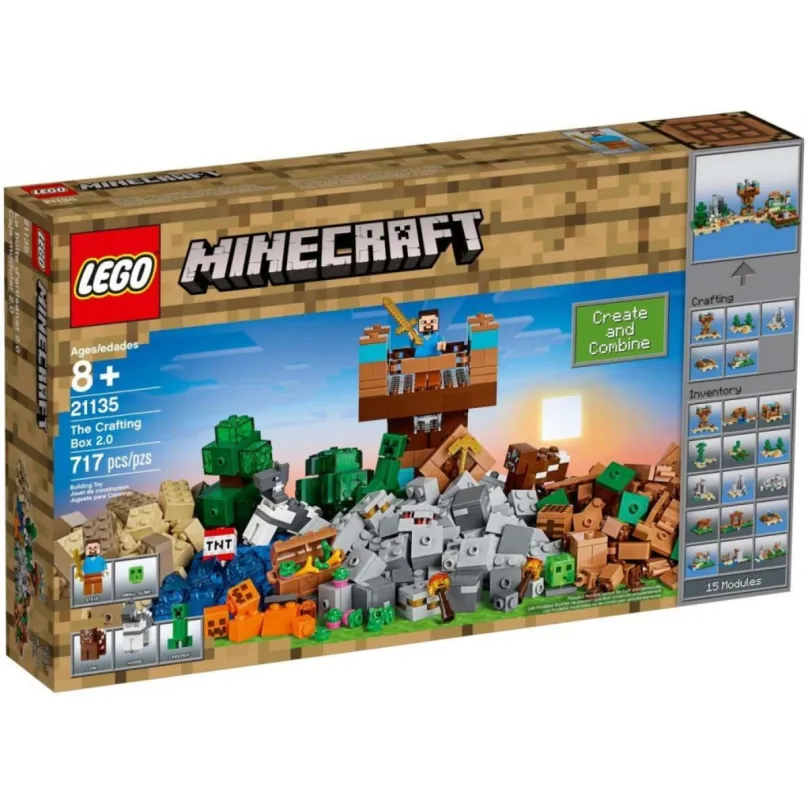 Stavebnice LEGO Minecraft 21135 Kreatívne box 2.0